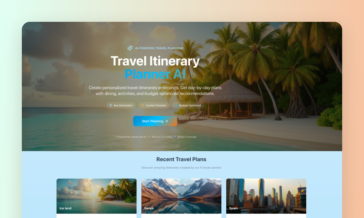 Build an AI trip planner with Cursor and Momen