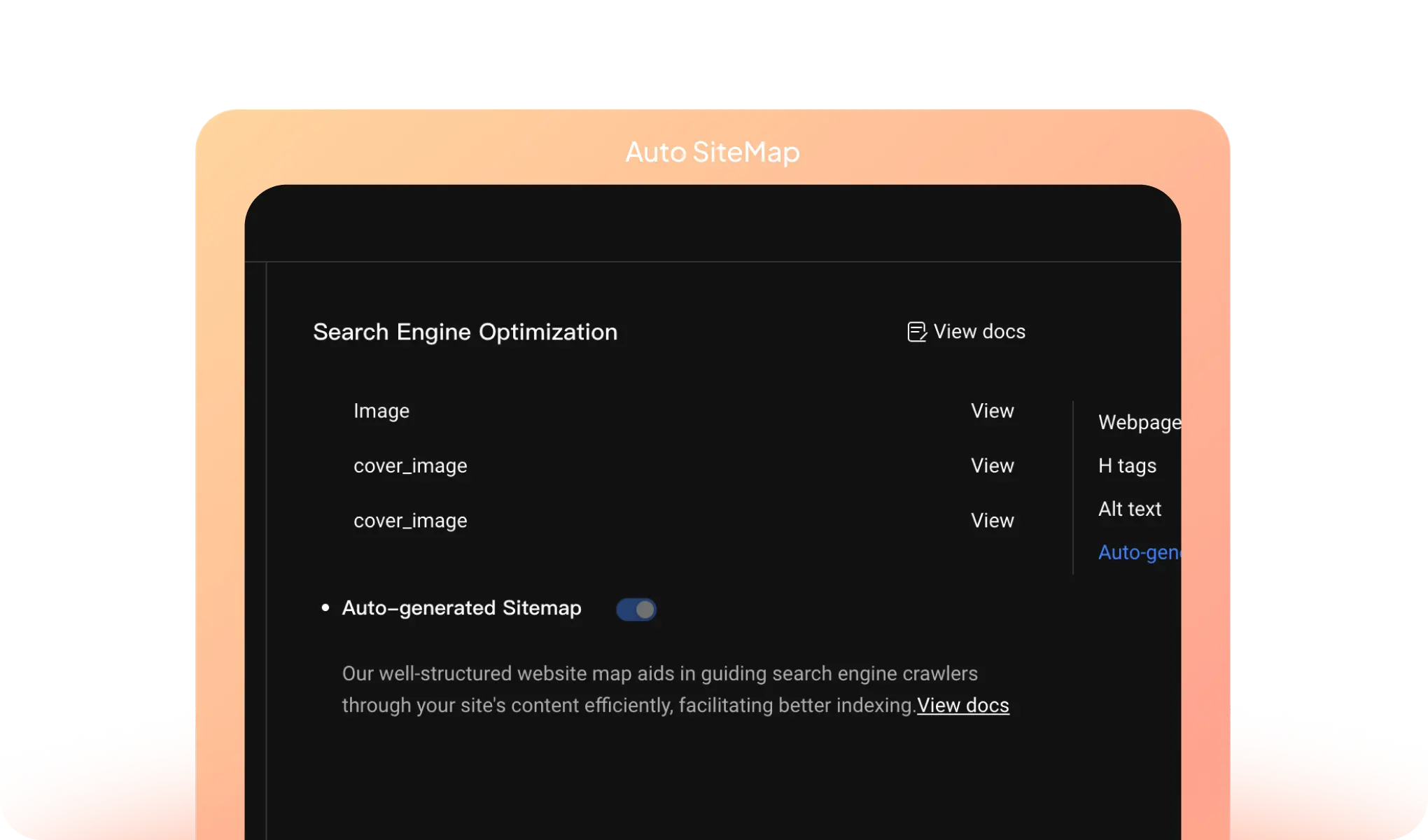 Generate your SEO sitemap with Momen