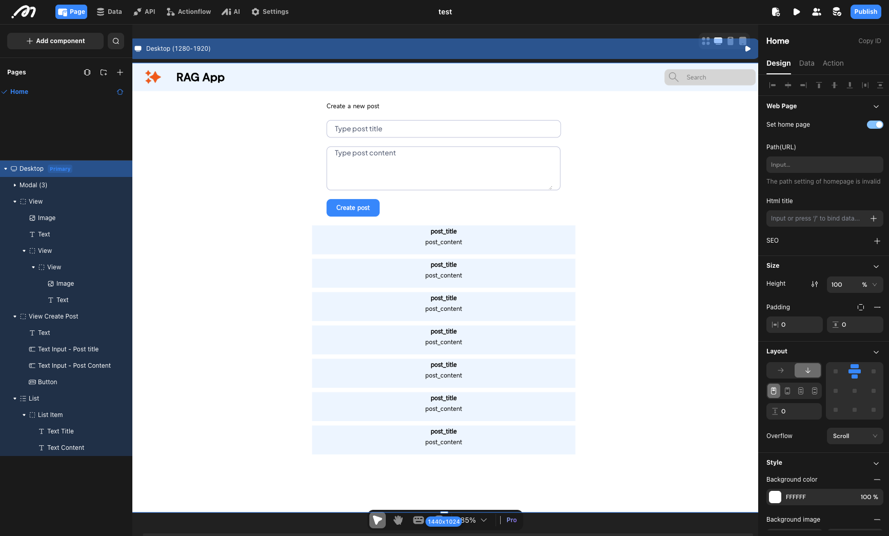 Screenshot of n8n workflow