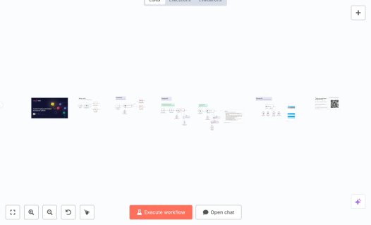 Screenshot of n8n workflow